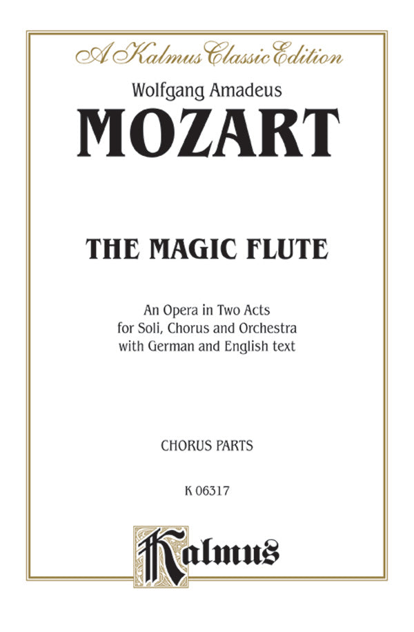 The Magic Flute (Die Zauberflöte), An Opera in Two Acts Cover Image