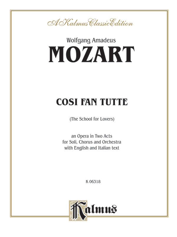 Cosi Fan Tutte Cover Image