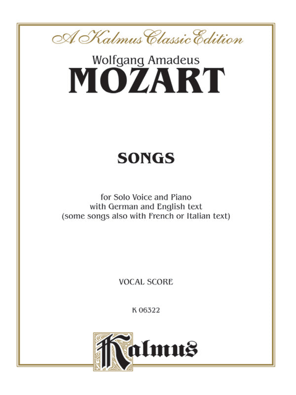 Songs (Octavo Size) Cover Image