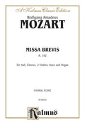 Missa Brevis, K. 192 Cover Image