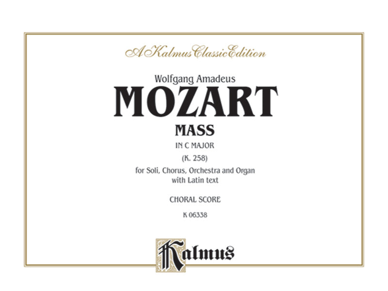 Mass in C Major, K. 258 Cover Image