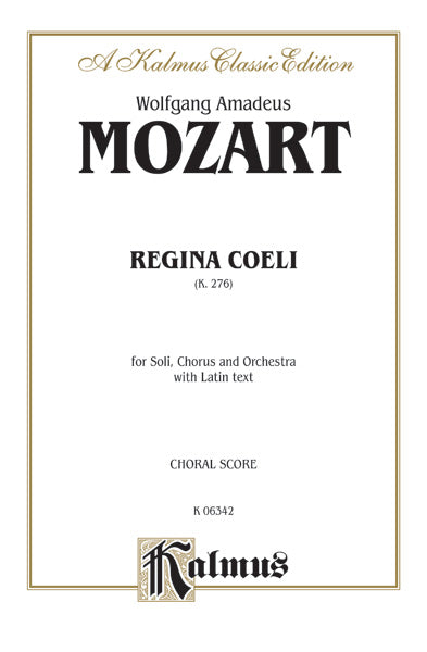 Regina Coeli, K. 276 Cover Image