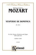 Vesperae de Dominica, K. 321 Cover Image