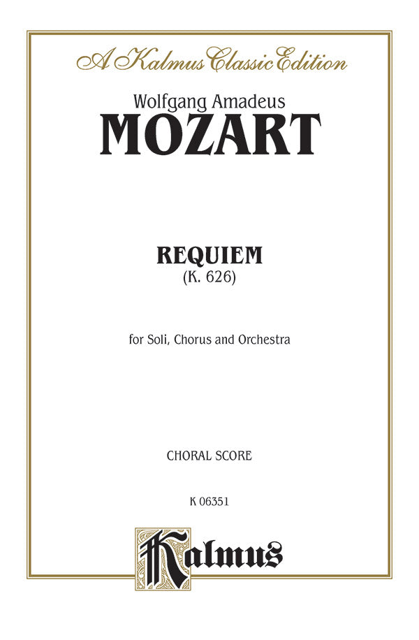 Requiem Mass, K. 626 Cover Image