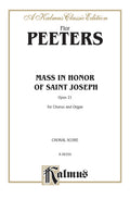 Mass in Honor of Saint Joseph, Opus 21 Cover Image