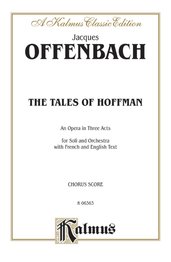 The Tales of Hoffmann, An Opera in Three Acts Cover Image