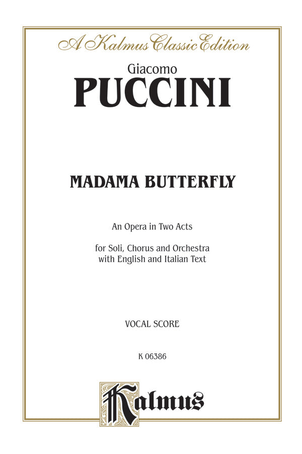 Madame Butterfly Cover Image