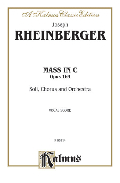 Mass in C, Opus 169 Cover Image