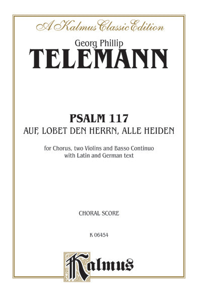 Psalm 117 (Auf, Lobet den Herrn alle Heiden) Cover Image
