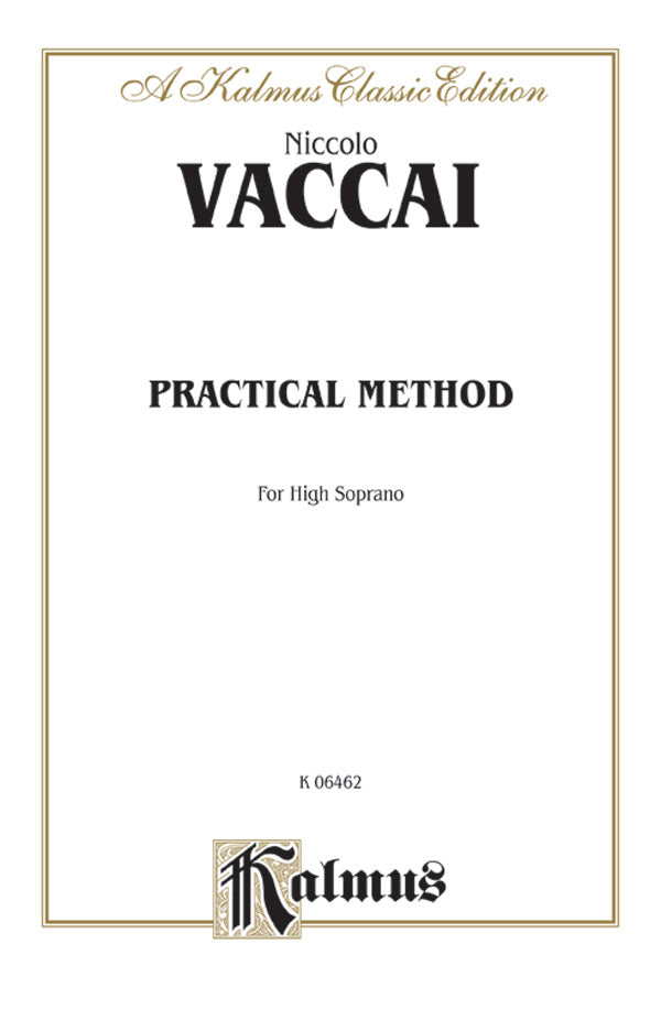 Practical Vocal Method for High Soprano Cover Image
