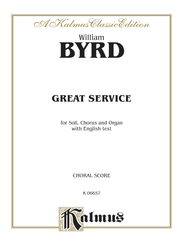 Great Service (Venite, Te Deum, Benedictus, Kyrie, Creed, Magnificat, Nunc Dimittis) Cover Image