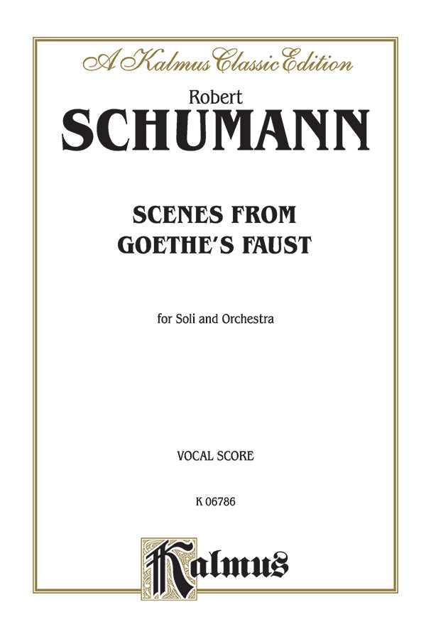 Scenes from Goethe's Faust Cover Image