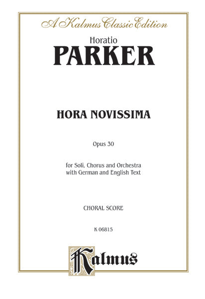 Hora Novissima, Opus 30 Cover Image