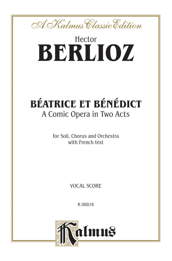 Béatrice et Bénédict - A Comic Opera in Two Acts Cover Image