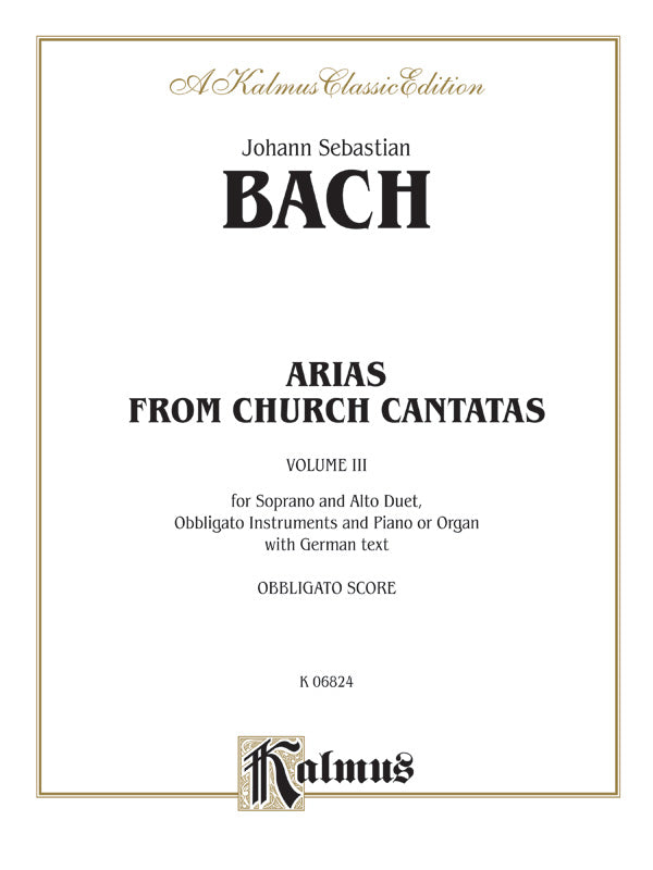 Soprano and Alto Arias, Volume III (4 Duets) Cover Image