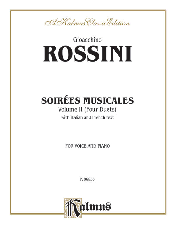 Soirées Musicales, Volume II (4 Duets) Cover Image