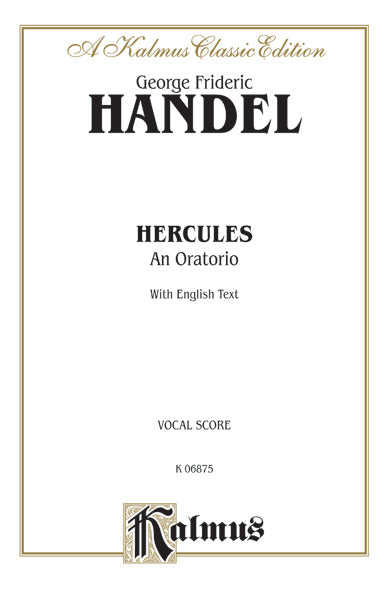 Hercules (1745), An Oratorio Cover Image