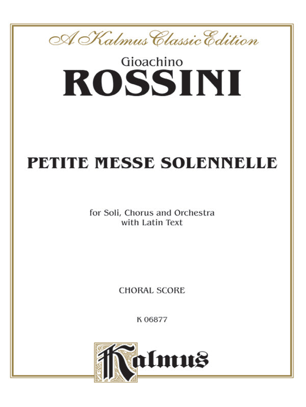 Petite Messe Solennelle Cover Image