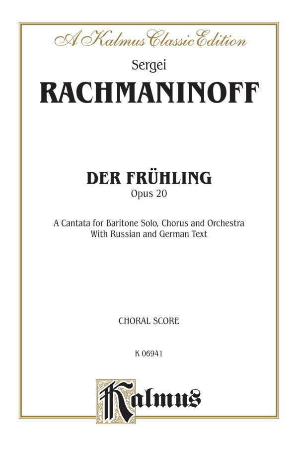 Der Frühling, Opus 20 Cover Image