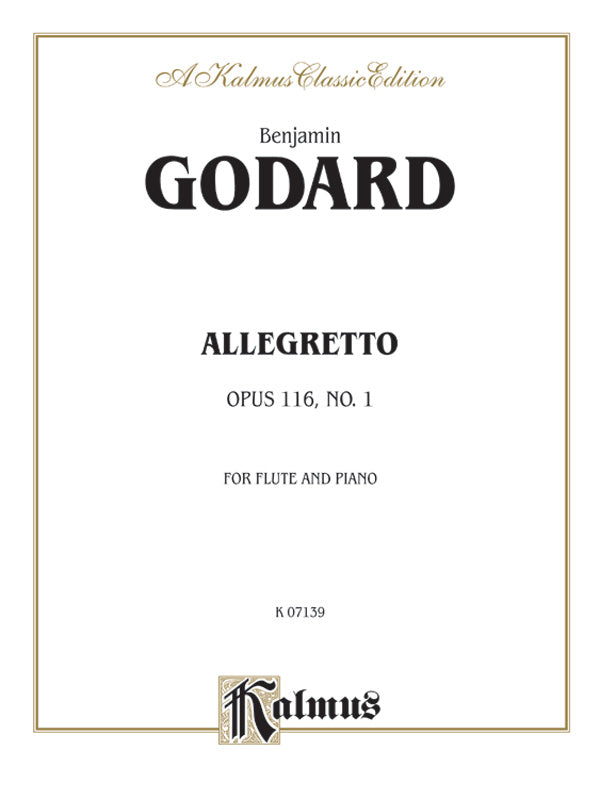 Godard: Allegretto, Op. 116, No. 1 Sheet Music Preview
