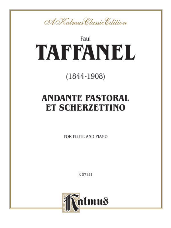 Taffanel: Andante Pastoral and Scherzettino Sheet Music Preview