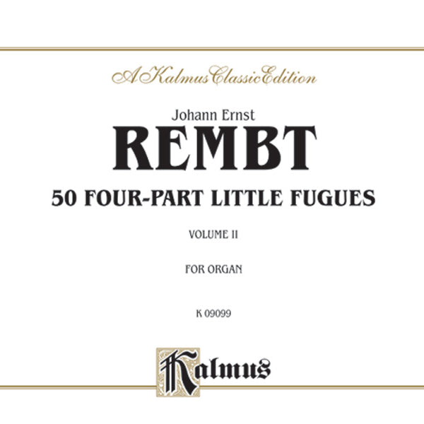Rembt: 50 Four-Part Little Fugues, Volume II Sheet Music Preview