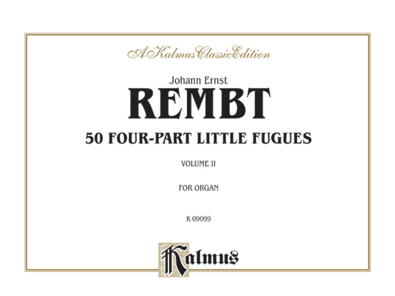 Rembt: 50 Four-Part Little Fugues, Volume II Sheet Music Preview