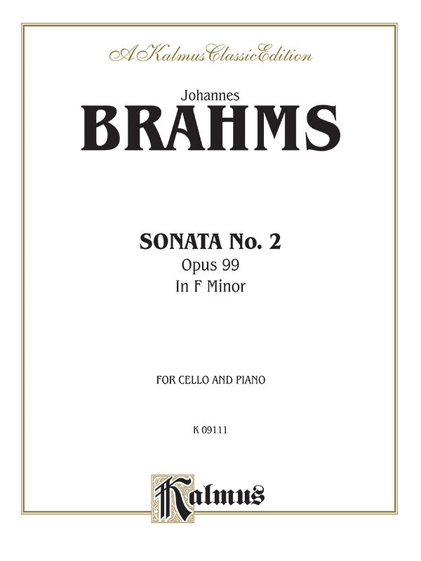Sonata No. 2, Opus 99 in F Major Cover Image