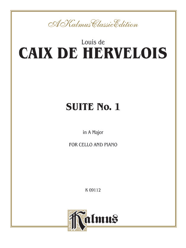 Hervelois: Suite No. 1 in A Major Sheet Music Preview