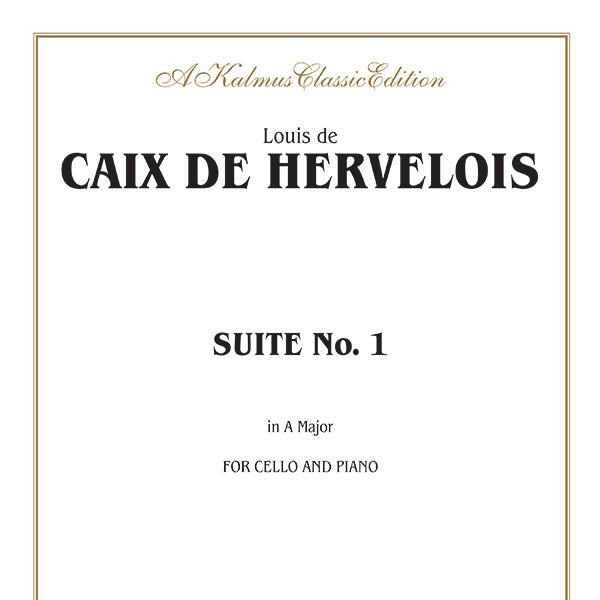 Hervelois: Suite No. 1 in A Major Sheet Music Preview