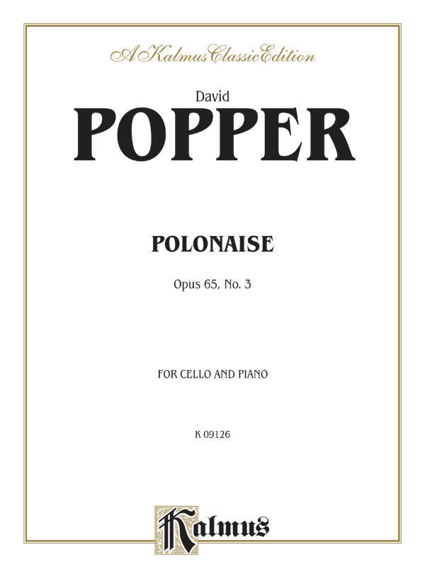 Popper: Polonaise, Op. 65, No. 3 Sheet Music Preview