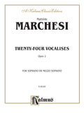 Twenty-four Vocalises for Soprano or Mezzo-Soprano, Opus 2 Cover Image