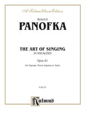 The Art of Singing - 24 Vocalises, Opus 81 Cover Image