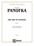 The Art of Singing; 24 Vocalises, Opus 81 Cover Image