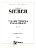 Ten Easy Vocalises and Solfeggios (Opus 48) Cover Image