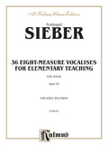 36 Eight-Measure Vocalises for Elementary Teaching Cover Image