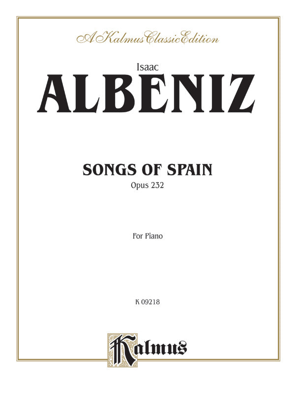Songs of Spain, Opus 232 Cover Image