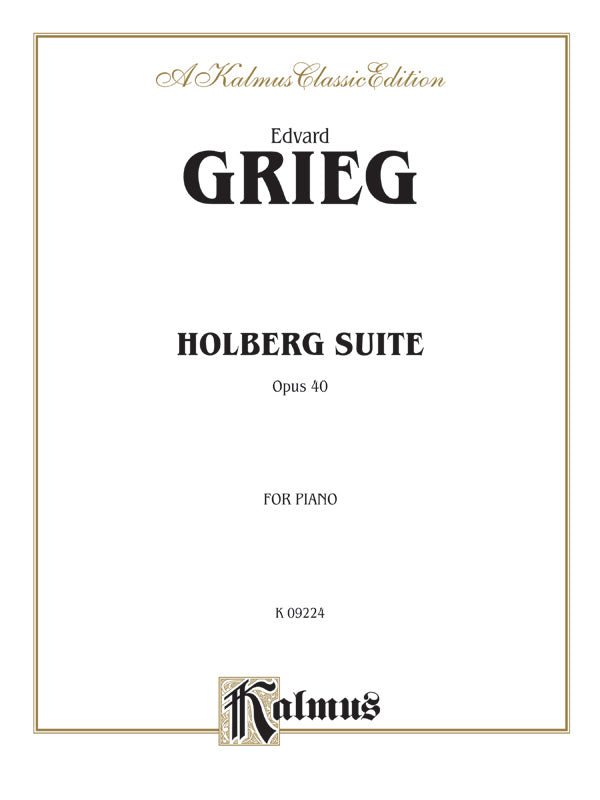 Grieg: Holberg Suite, Op. 40 Sheet Music Preview