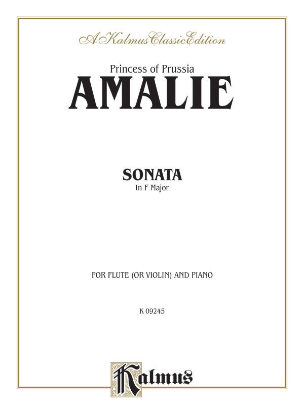 Sonata for Flute in F Major Cover Image