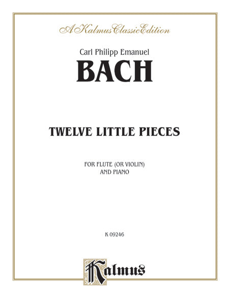 Bach: Twelve Little Pieces Sheet Music Preview