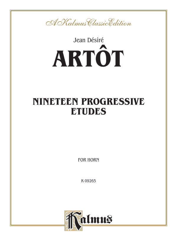 Nineteen Progressive Etudes Cover Image
