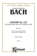 Cantata No. 131 -- Aus der Tiefe rufe ich, Herr, zu dir Cover Image