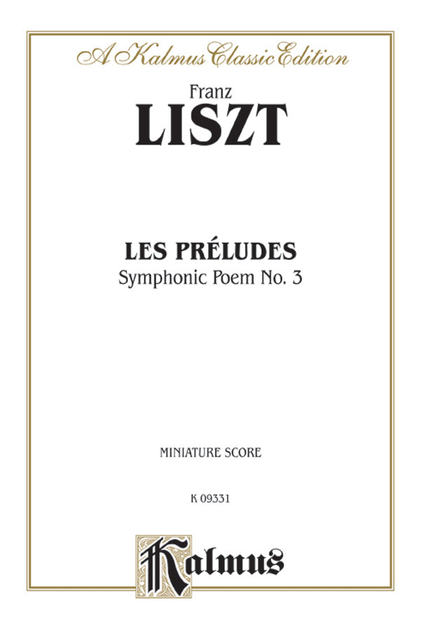 Les Preludes -- Symphonic Poem No. 3 Cover Image