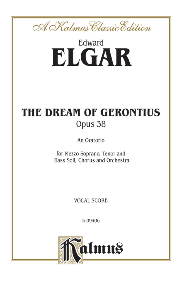 The Dream of Gerontius, An Oratorio (Opus 38) Cover Image