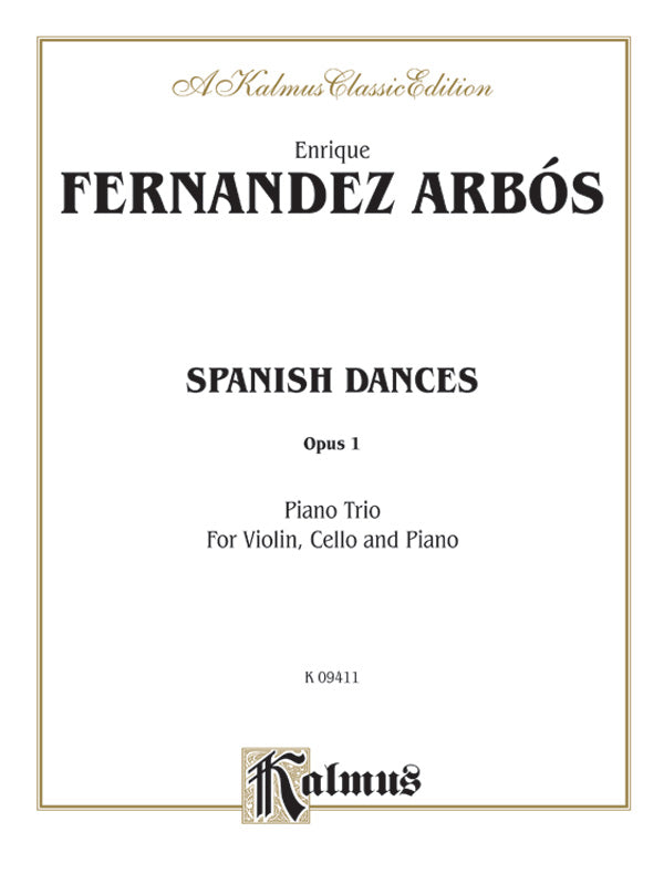 Arbós: Spanish Dances, Op. 1 Sheet Music Preview