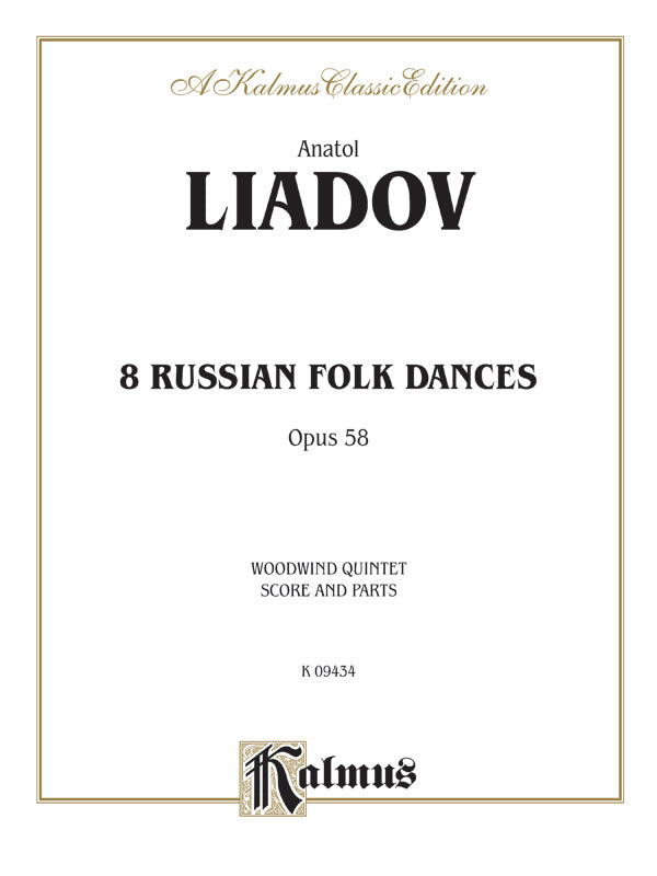 Liadov: Eight Russian Folk Dances, Op. 58 Sheet Music Preview