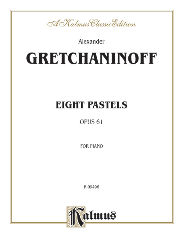 Eight Pastels, Opus 61 Cover Image