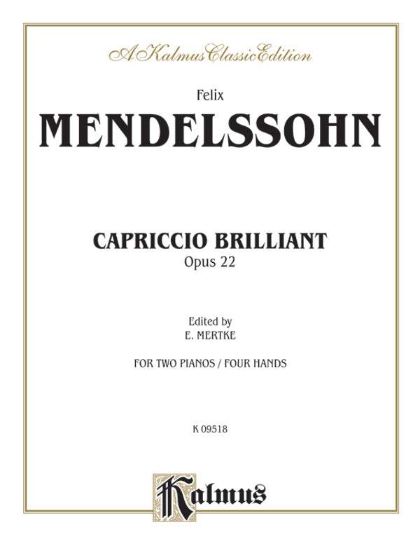 Capriccio Brillante, Opus 22 Cover Image