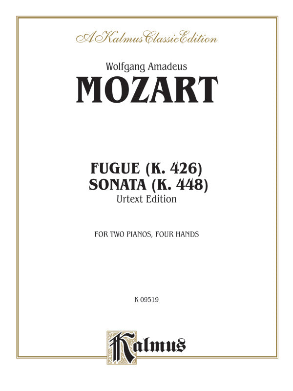 Mozart: Fugue (K. 426) and Sonata (K. 448) (Urtext) Sheet Music Preview
