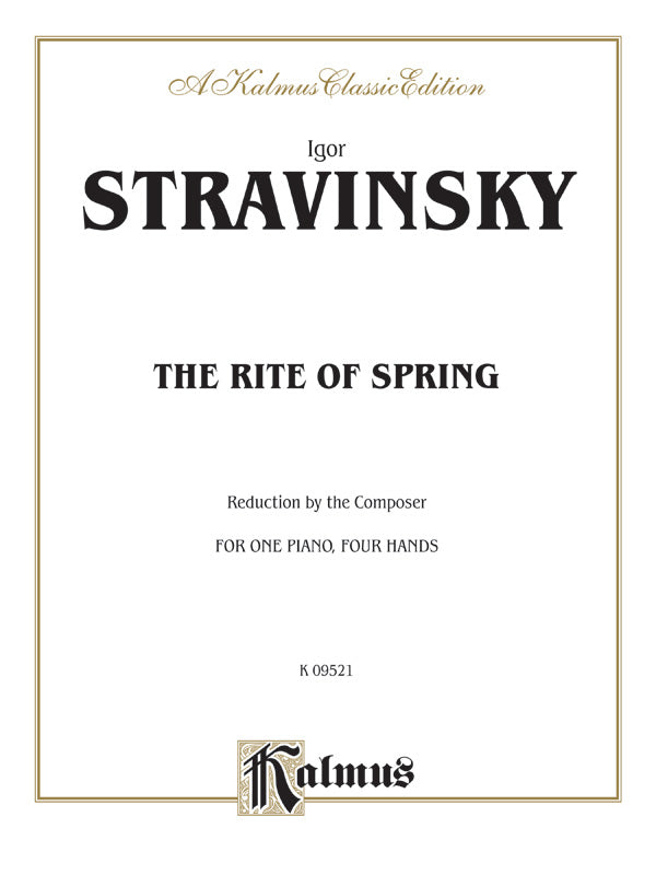 Stravinsky: Rite of Spring Sheet Music Preview